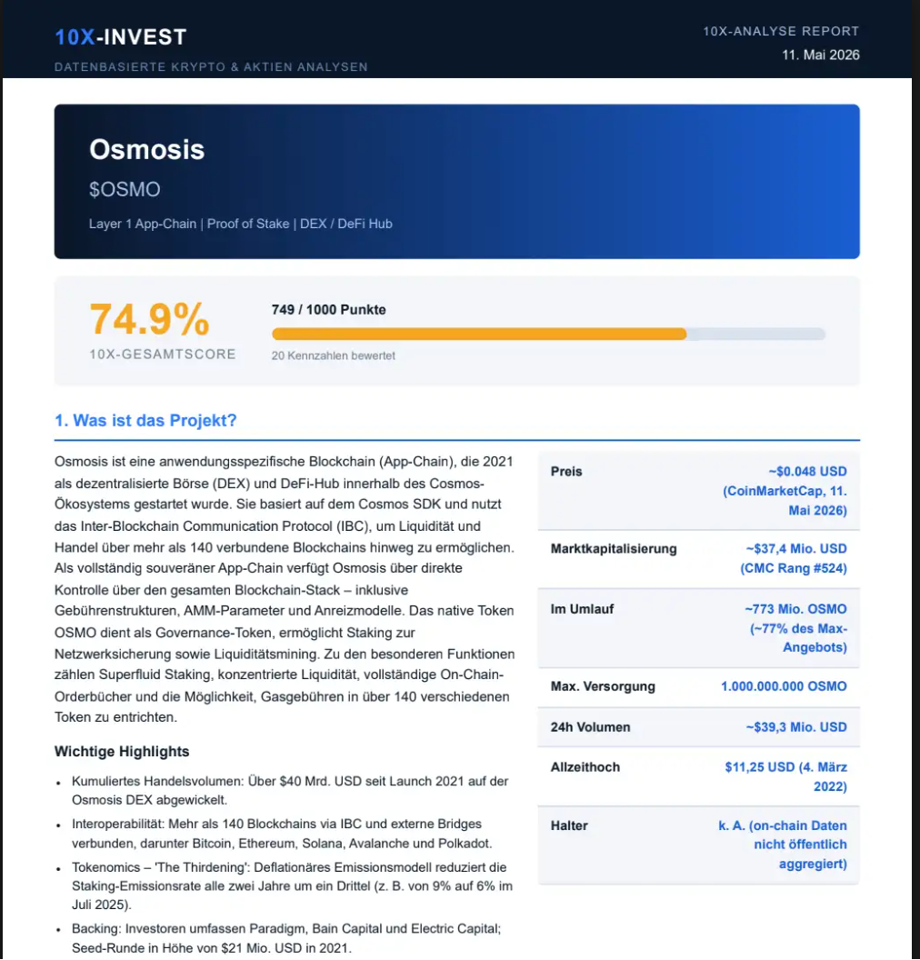 Video und PDF Analyse-Reports Vorschau